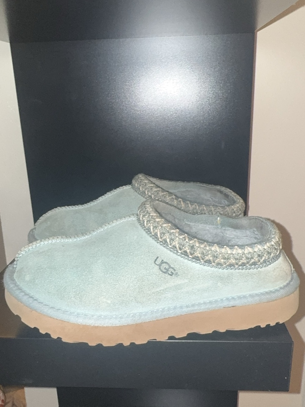 UGG light blue slipper I believe size 6 or 7